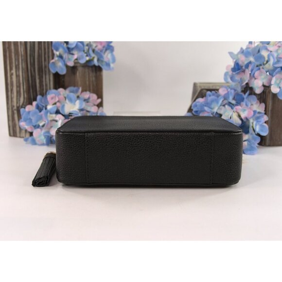 Michael Kors Black Leather Rainbow Star Cut Out Ginny Camera Crossbody NWT - Picture 5 of 6